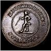 Image 1 : 1863 Knickerbocker Currency Civil War Token NEARLY UNCIRCULATED