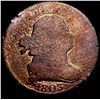 Image 1 : 1803 Draped Bust Half Cent NICELY CIRCULATED