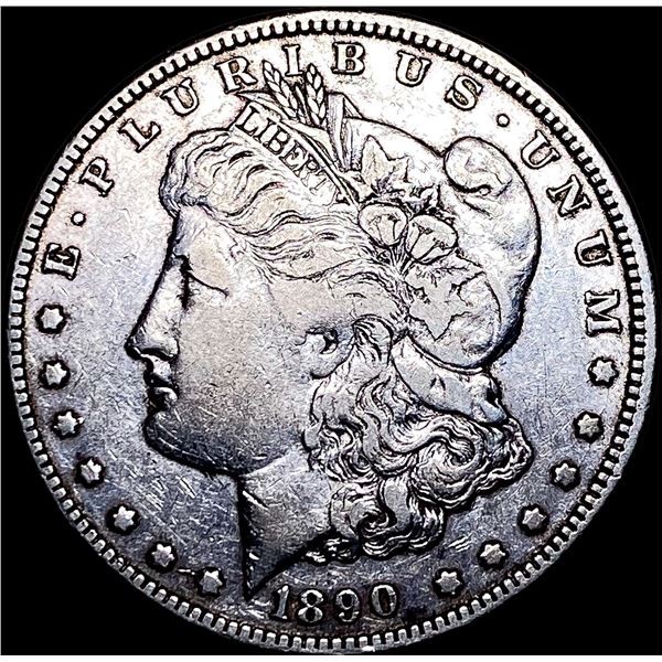 1890-CC Silver Morgan Dollar LIGHTLY CIRCULATED