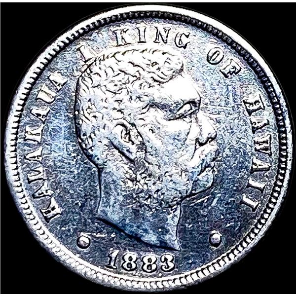 1883 Hawaii Silver Dime NEARLY UNCIRCULATED