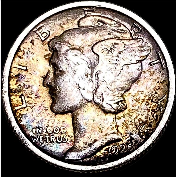 1925-S Silver Mercury Dime NEARLY UNCIRCULATED