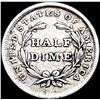 Image 2 : 1838 Seated Liberty Half Dime LIGHTLY CIRCULATED