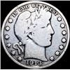 Image 1 : 1913 Silver Barber Half Dollar NICELY CIRCULATED