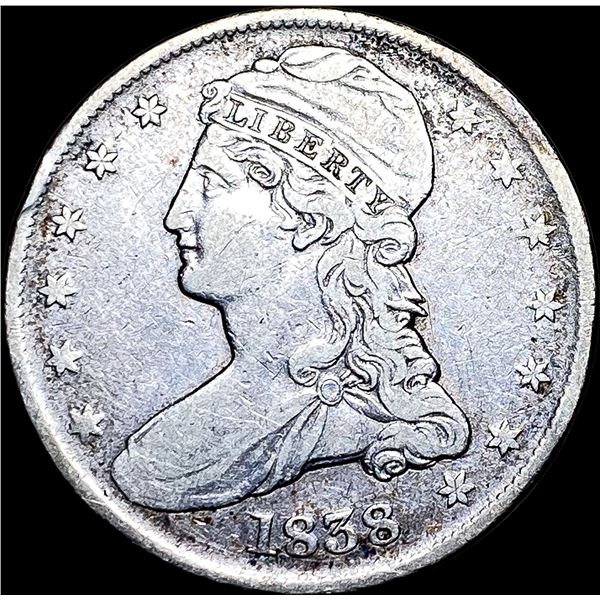 1838 Capped Bust Half Dollar LIGHTLY CIRCULATED