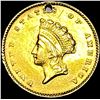 Image 1 : 1855 Gold $1 Indian Head Type 2 HIGH GRADE
