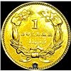 Image 2 : 1855 Gold $1 Indian Head Type 2 HIGH GRADE