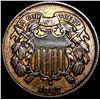Image 1 : 1867 Two-Cent Piece NEARLY UNCIRCULATED