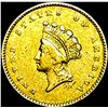 Image 1 : 1854 Gold $1 Indian Head Type 2 CLOSELY UNCIRCULATED