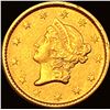Image 1 : 1853 Gold $1 Liberty Type 1 CLOSELY UNCIRCULATED