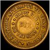 Image 2 : 1863 Civil War Token - Dix/Flag of Our Union NEARLY UNCIRCULATED