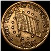 Image 1 : 1863 Civil War Token "The Flag of Our Union" LIGHTLY CIRCULATED