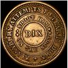 Image 2 : 1863 Civil War Token "The Flag of Our Union" LIGHTLY CIRCULATED
