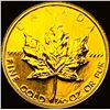 Image 2 : 1985 1/10 oz Gold Canadian Maple Leaf $5 SUPERB GEM BU