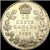 Image 2 : Silver 1930 Canada 10 Cents CLOSELY UNCIRCULATED