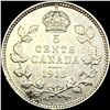 Image 2 : 1913 Canada Silver 5 Cents CLOSELY UNCIRCULATED