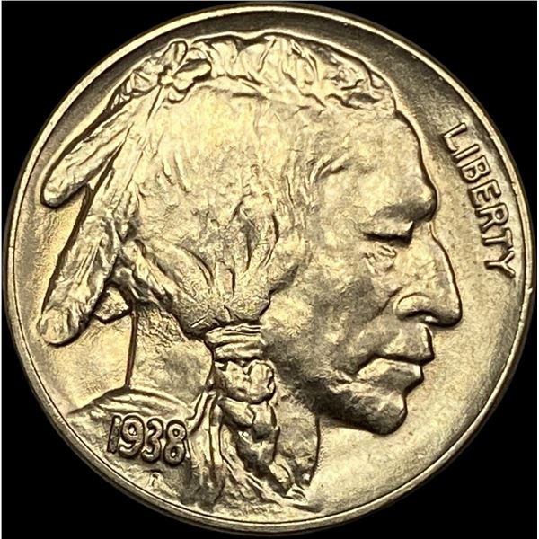 1938-D Nickel Five Cents Buffalo CHOICE BU
