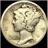 Image 1 : 1921-D Silver Mercury Dime LIGHTLY CIRCULATED