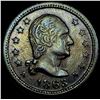 Image 1 : 1863 Civil War Token 1 Medal H Mint. GEM BU