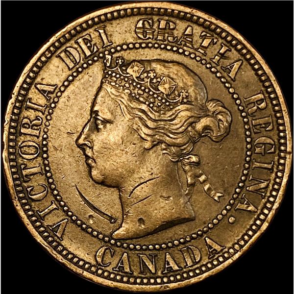 Canadian 1859 One Cent coin HIGH GRADE