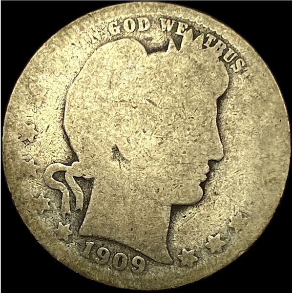 1909-O Silver Barber Half Dollar NICELY CIRCULATED