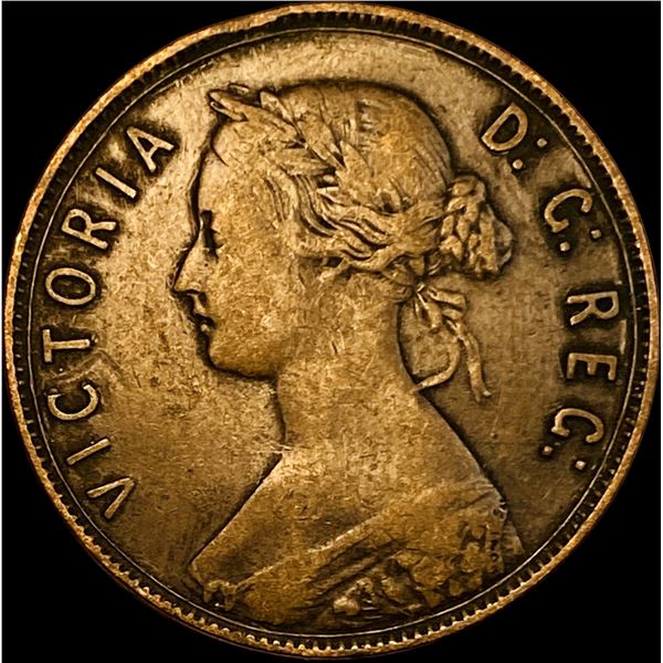 1894 Newfoundland Bronze 1 Cent LIGHTLY CIRCULATED