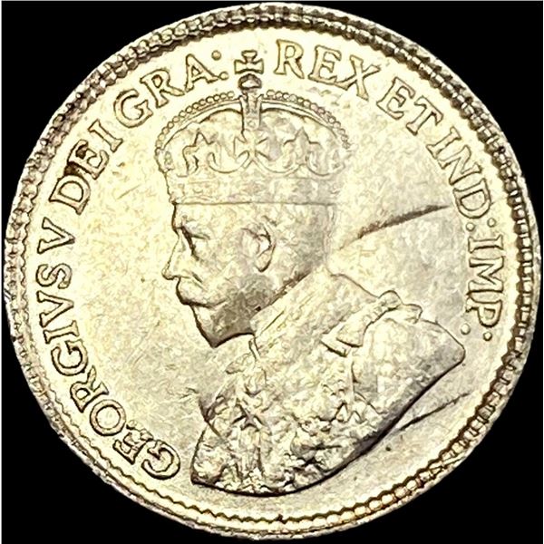 1918 Canada Silver 5 Cents CLOSELY UNCIRCULATED