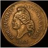 Image 1 : 1863 Copper Civil War Token LIGHTLY CIRCULATED