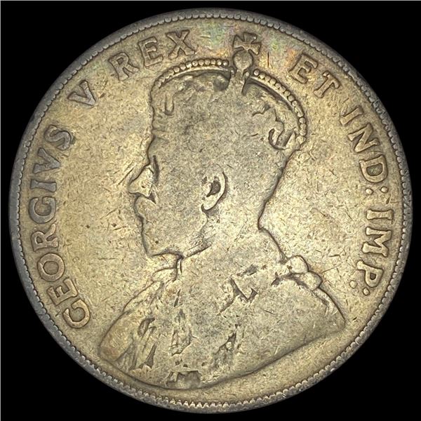 1911 Canada Silver 50 Cents NICELY CIRCULATED