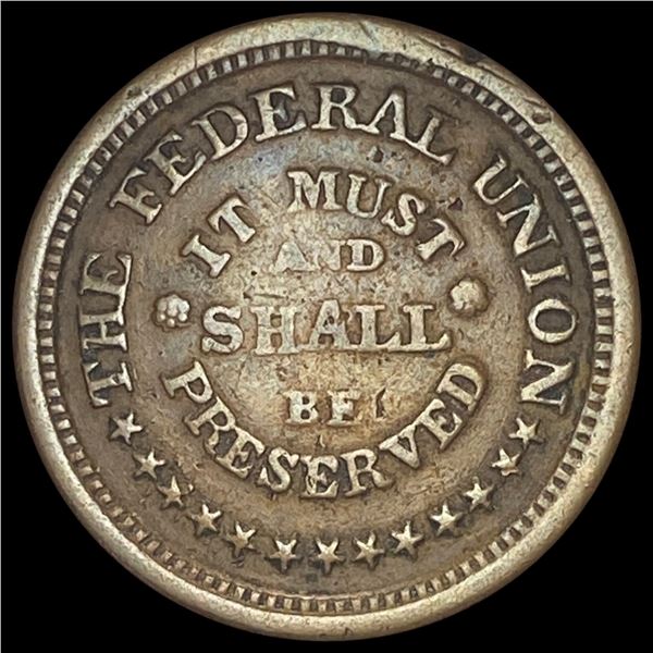 Civil War token LIGHTLY CIRCULATED