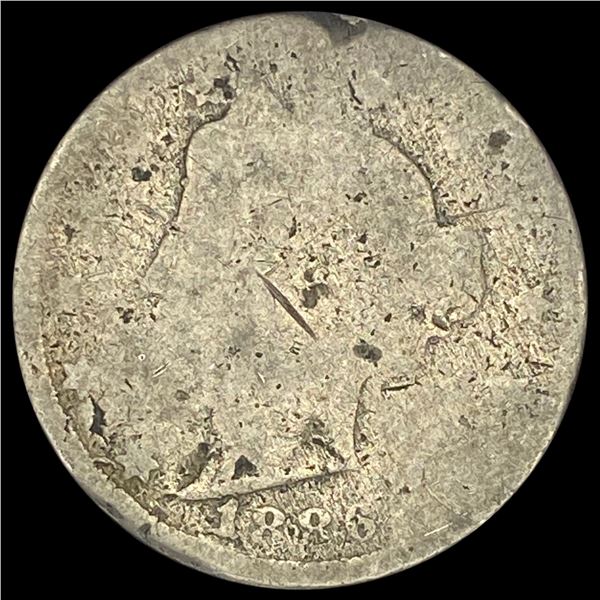 1886 Liberty Head Nickel (No Cents) NICELY CIRCULATED