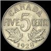 Image 2 : 1928 Canada Nickel 5 Cents CLOSELY UNCIRCULATED
