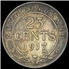 Image 2 : 1917-C Newfoundland 25 Cents NEARLY UNCIRCULATED