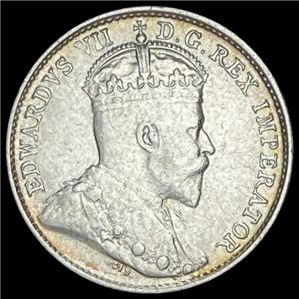 1905 Canada Silver 5 Cents CLOSELY UNCIRCULATED