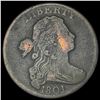 Image 1 : 1801 Draped Bust Large Cent LIGHTLY CIRCULATED