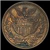 Image 2 : 1863 Civil War Token - Union Shield and Flags CLOSELY UNCIRCULATED