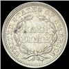 Image 2 : 1853 Arrows Seated Liberty Silver Half Dime CLOSELY UNCIRCULATED
