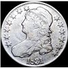 Image 1 : 1831 Capped Bust Half Dollar LIGHTLY CIRCULATED