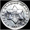 Image 1 : 1851 Silver Three-Cent Piece NICELY CIRCULATED