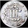 Image 2 : 1854 Silver Three-Cent Piece CLOSELY UNCIRCULATED