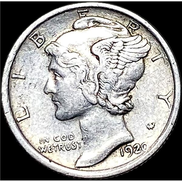1920 Mercury Dime NEARLY UNCIRCULATED