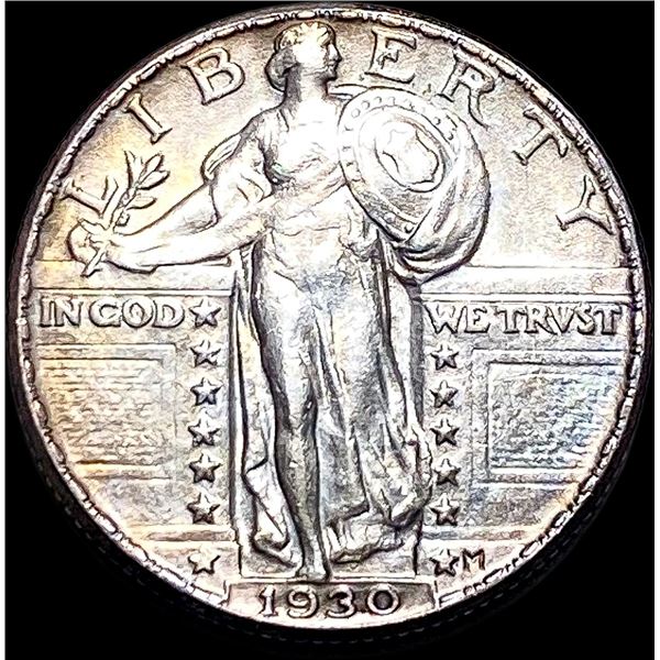 1930 Standing Liberty Silver Quarter CHOICE AU