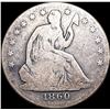 Image 1 : 1860-O Silver Half Dollar NICELY CIRCULATED