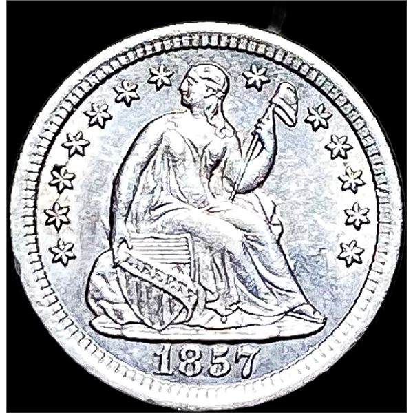 1857-O Silver Half Dime CHOICE AU