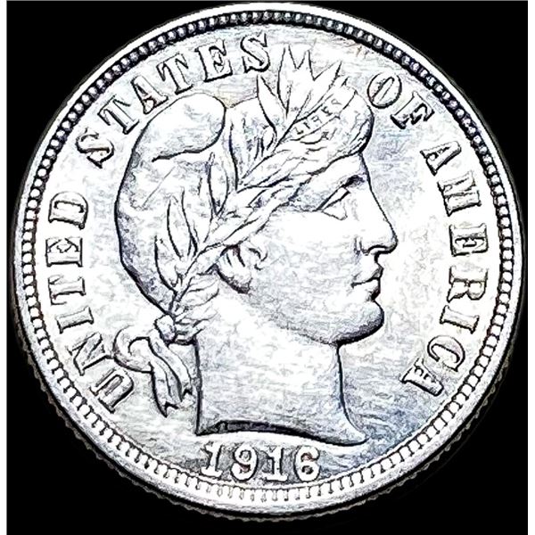 1916 Silver Barber Dime CLOSELY UNCIRCULATED