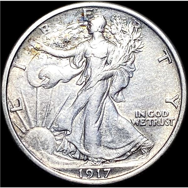 1917 Walking Liberty Half Dollar CLOSELY UNCIRCULATED
