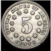 Image 2 : 1867 Shield Nickel NEARLY UNCIRCULATED