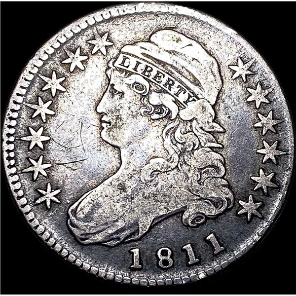 1811 Capped Bust Half Dollar LIGHTLY CIRCULATED