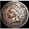 Image 1 : 1886 Indian Head Cent LIGHTLY CIRCULATED