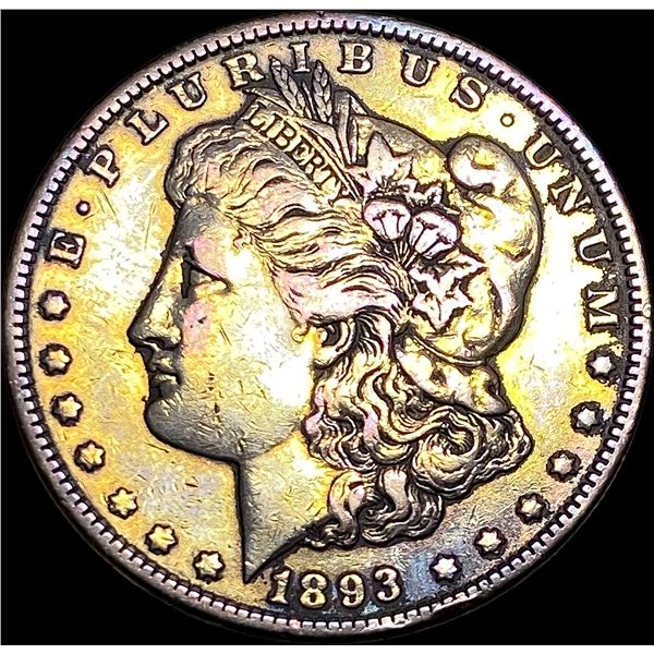 1893-S Silver Morgan Dollar NEARLY UNCIRCULATED