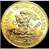 Image 2 : 1921 Mexico Gold 20 Pesos CHOICE BU
